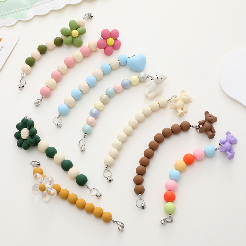 1 Piece 130mm Beaded Bear Flower DIY Accessories display picture 1