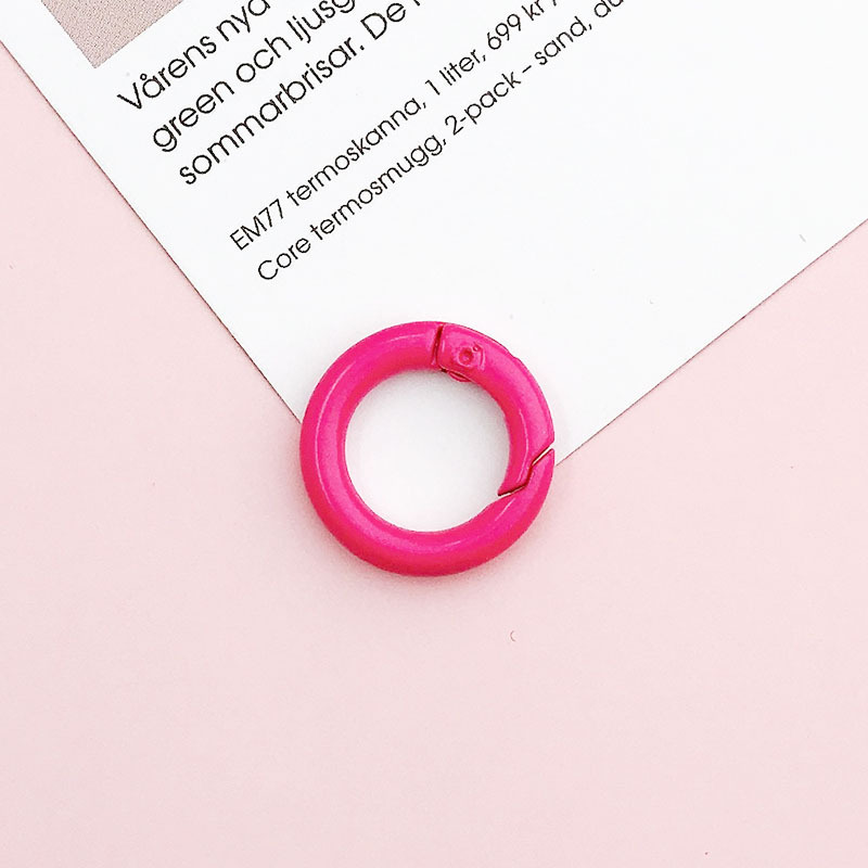 1 Piece Diameter 20mm 14mm Alloy Round Polished Broken Ring display picture 8