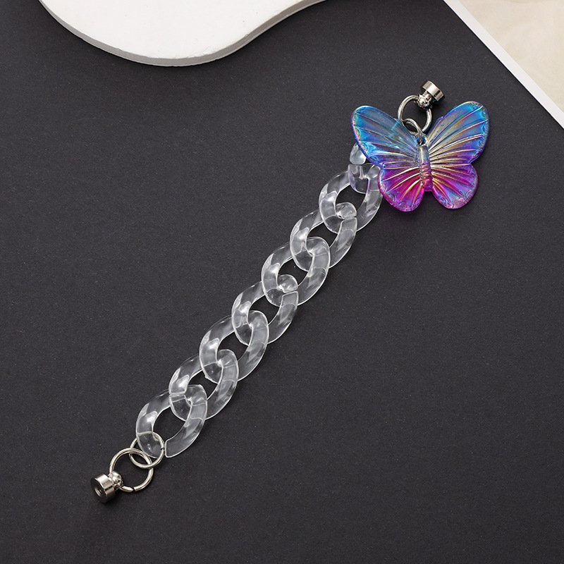 1 Piece 130mm Arylic Bear Flower Butterfly Chain display picture 1