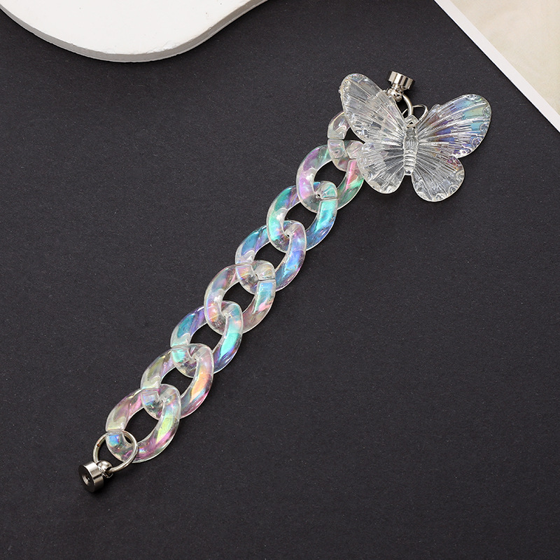 1 Piece 130mm Arylic Bear Flower Butterfly Chain display picture 2