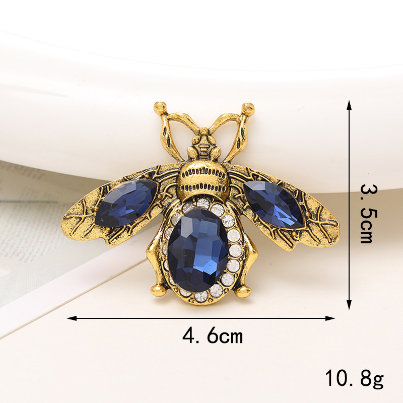 1 Piece 18 * 23mm 43*30mm 46*35mm Alloy Rhinestones Pearl Bee Polished Pendant display picture 3