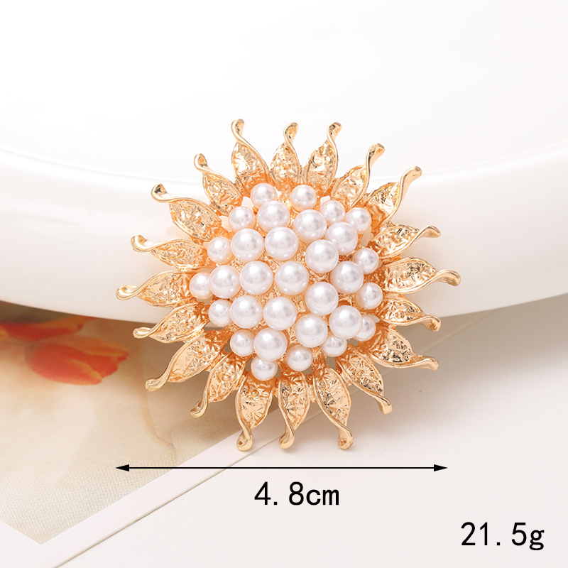 1 Pièce 40*40mm 48*48mm 5*45mm Alliage Strass Perle Fleur DIY Accessoires display picture 6