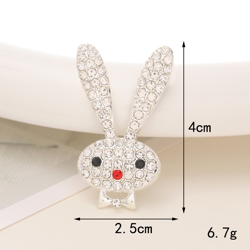 1 Pièce 20*35mm 25*48mm 55*45mm Alliage Strass Lapin Forme De Cœur Couronne Brillant DIY Accessoires display picture 13