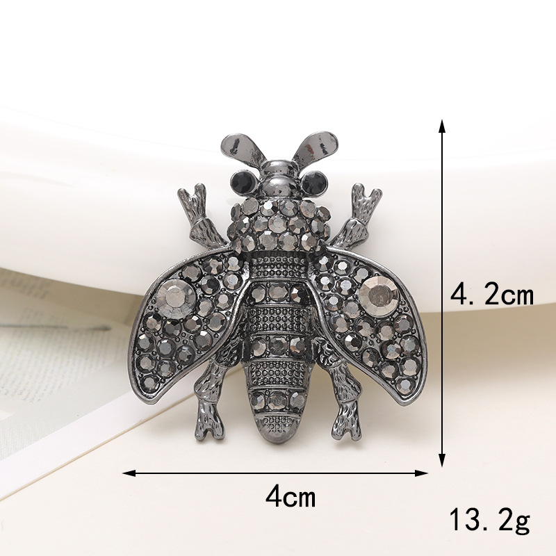 1 Piece 18 * 23mm 43*30mm 46*35mm Alloy Rhinestones Pearl Bee Polished Pendant display picture 14