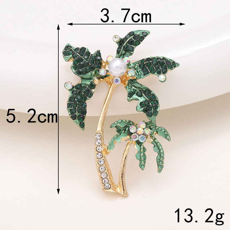 1 Piece 27*40mm 33*57mm 35*35mm Zinc Alloy Rhinestones Pearl Cactus Polished DIY Accessories display picture 7