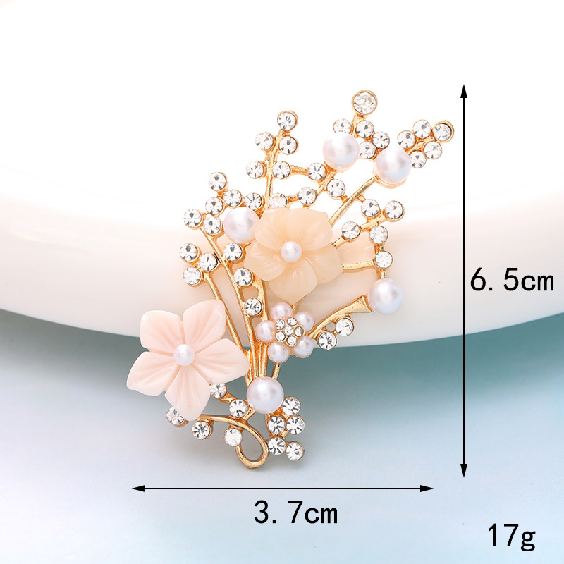 1 Piece 35*47mm 35*50mm 45*45mm Metal Rhinestones Pearl Starfish Flower Polished DIY Accessories display picture 14