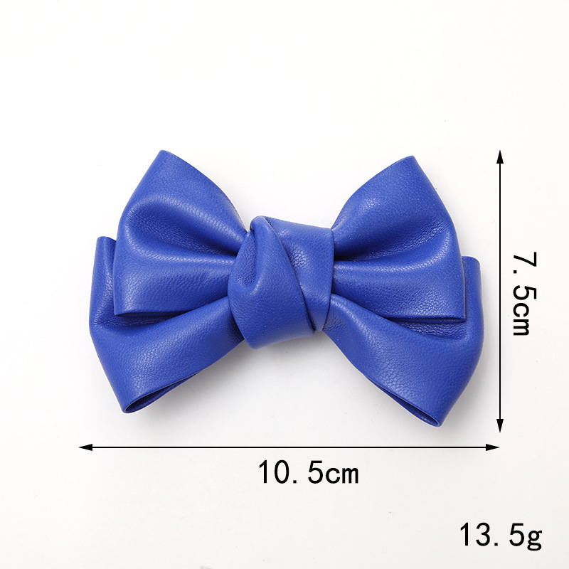 1 Piece 105*75mm Pu Leather Bow Knot DIY Accessories display picture 1