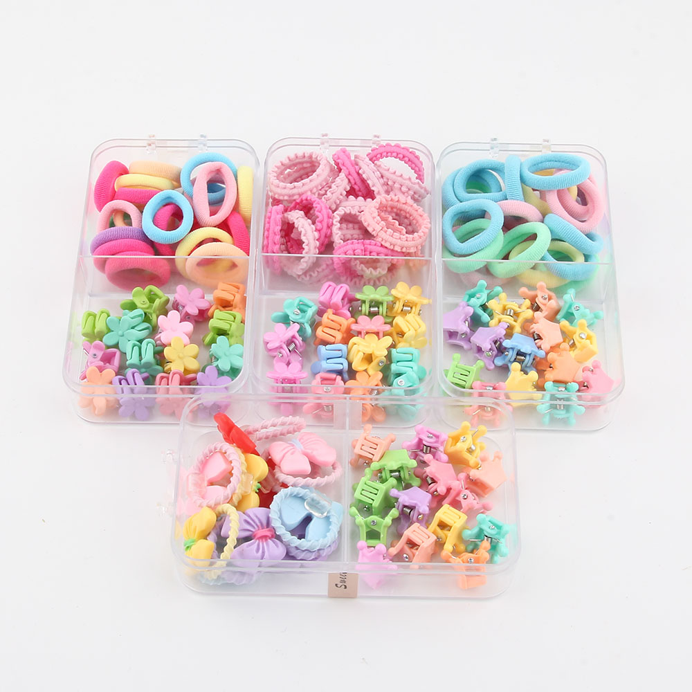 Women's Simple Style Classic Style Color Block Cloth Ring Appliques Hair Band Hair Tie Rubber Band display picture 3