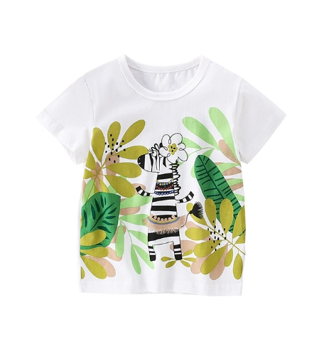 Simple Style Cartoon Cotton T-shirts & Blouses display picture 1