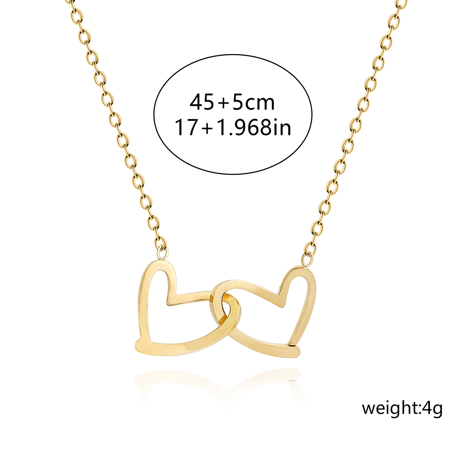 304 Stainless Steel 18K Gold Plated Simple Style Classic Style Plating Solid Color Bracelets Necklace display picture 5