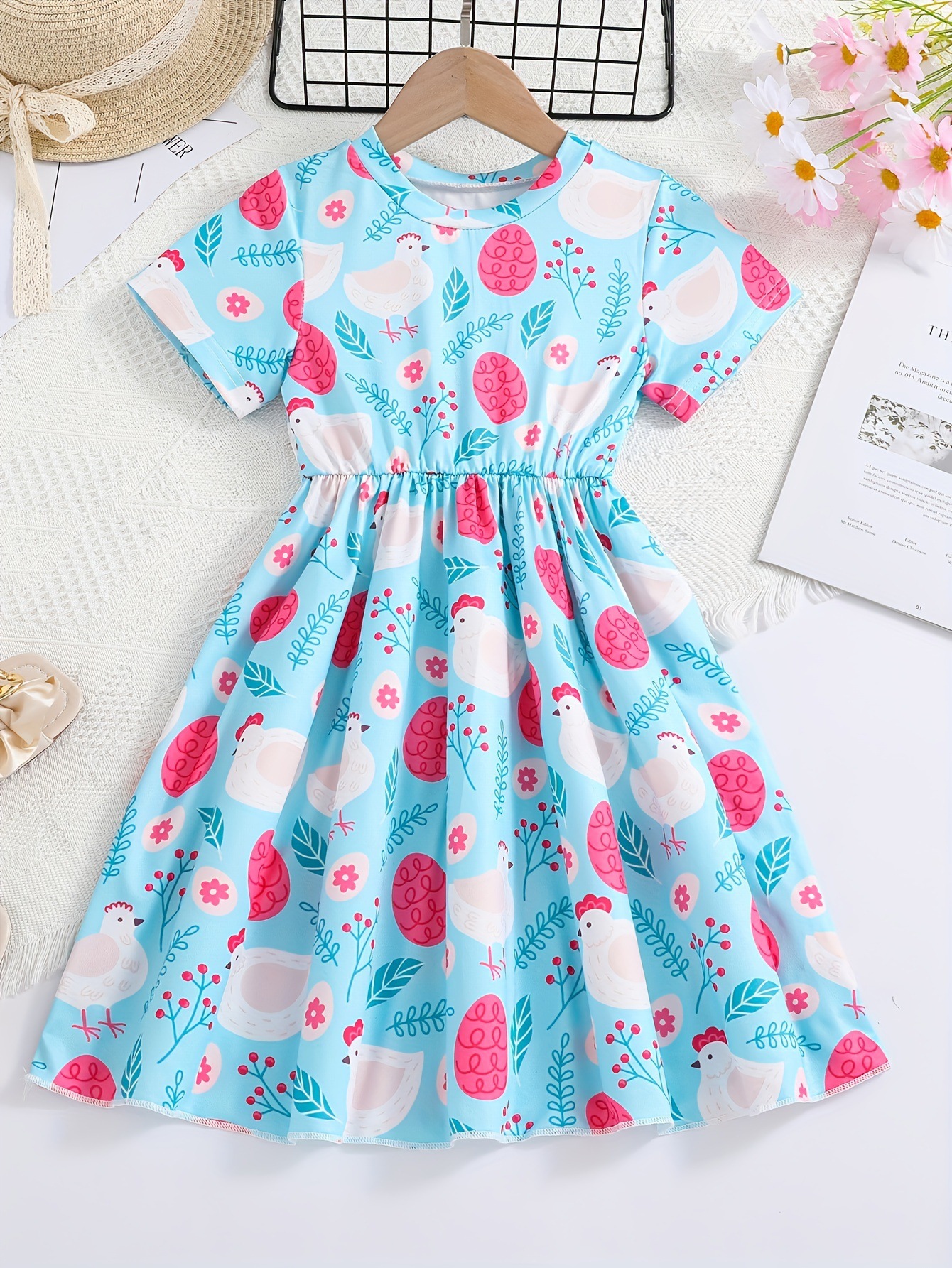 Casual Cartoon Polyester Girls Dresses display picture 1