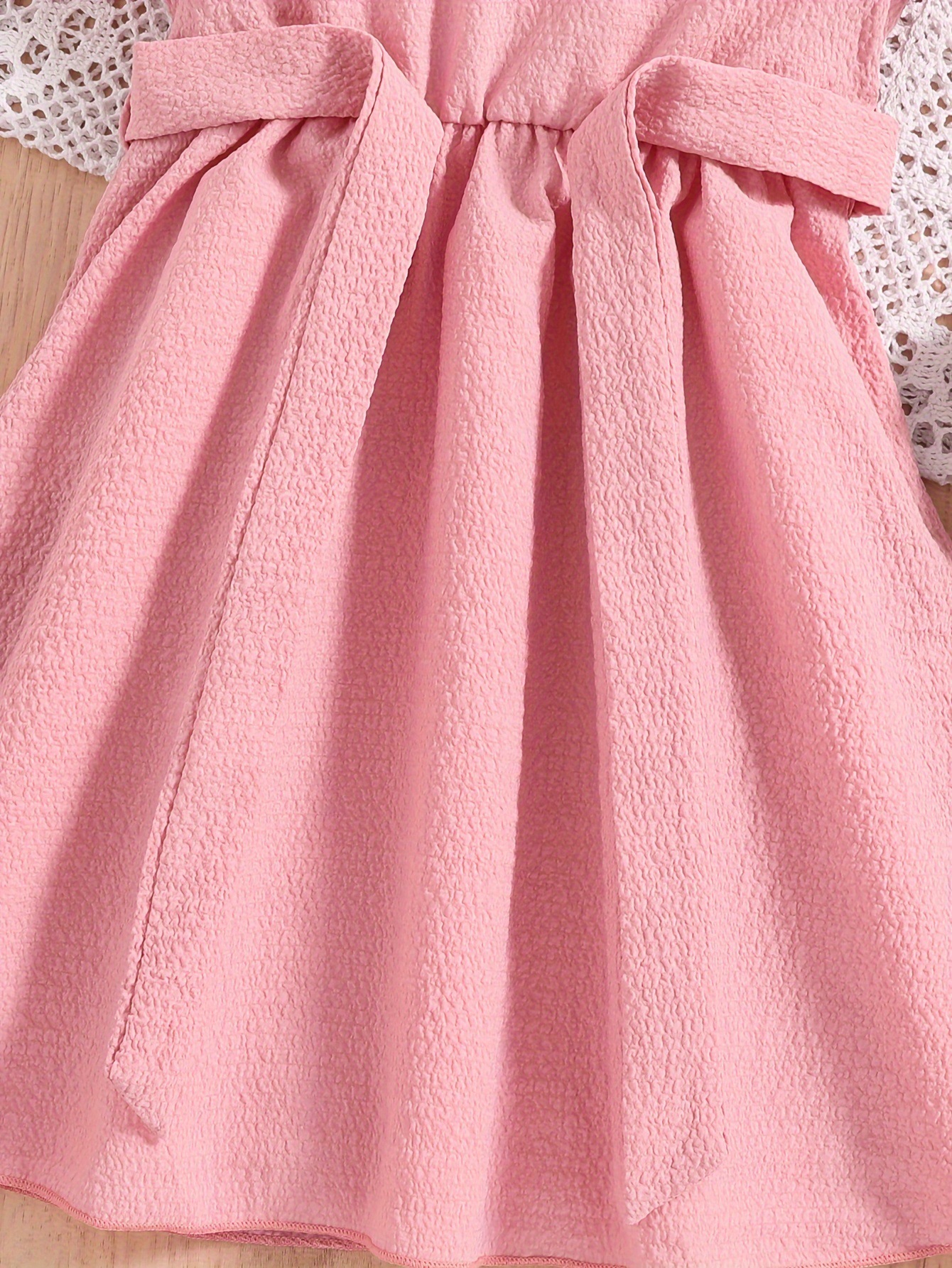 Princess Solid Color Polyester Girls Dresses display picture 4