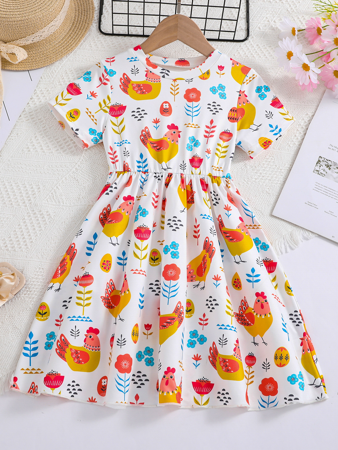 Casual Cartoon Polyester Girls Dresses display picture 3