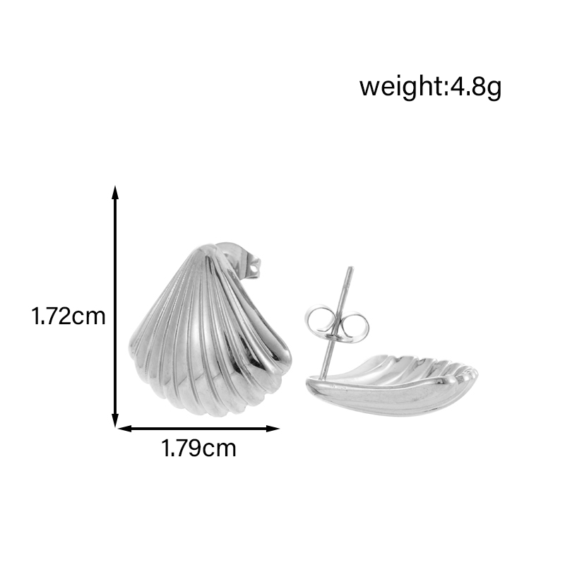 1 Paar Einfacher Stil Klassischer Stil Herzform Blume Hülse Überzug Edelstahl 304 14 Karat Vergoldet Ohrstecker display picture 3