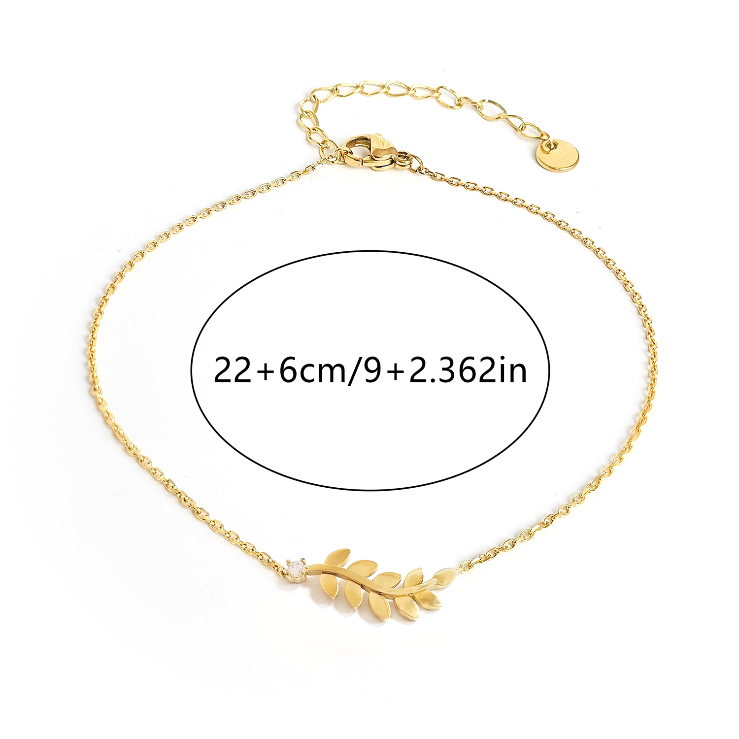 304 Stainless Steel Gold Plated Elegant Plating Inlay Solid Color Zircon Bracelets display picture 3