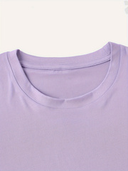 Femmes T-Shirt Manche Courte T-shirts Impression Décontractée Vêtement De Rue Lettre display picture 1