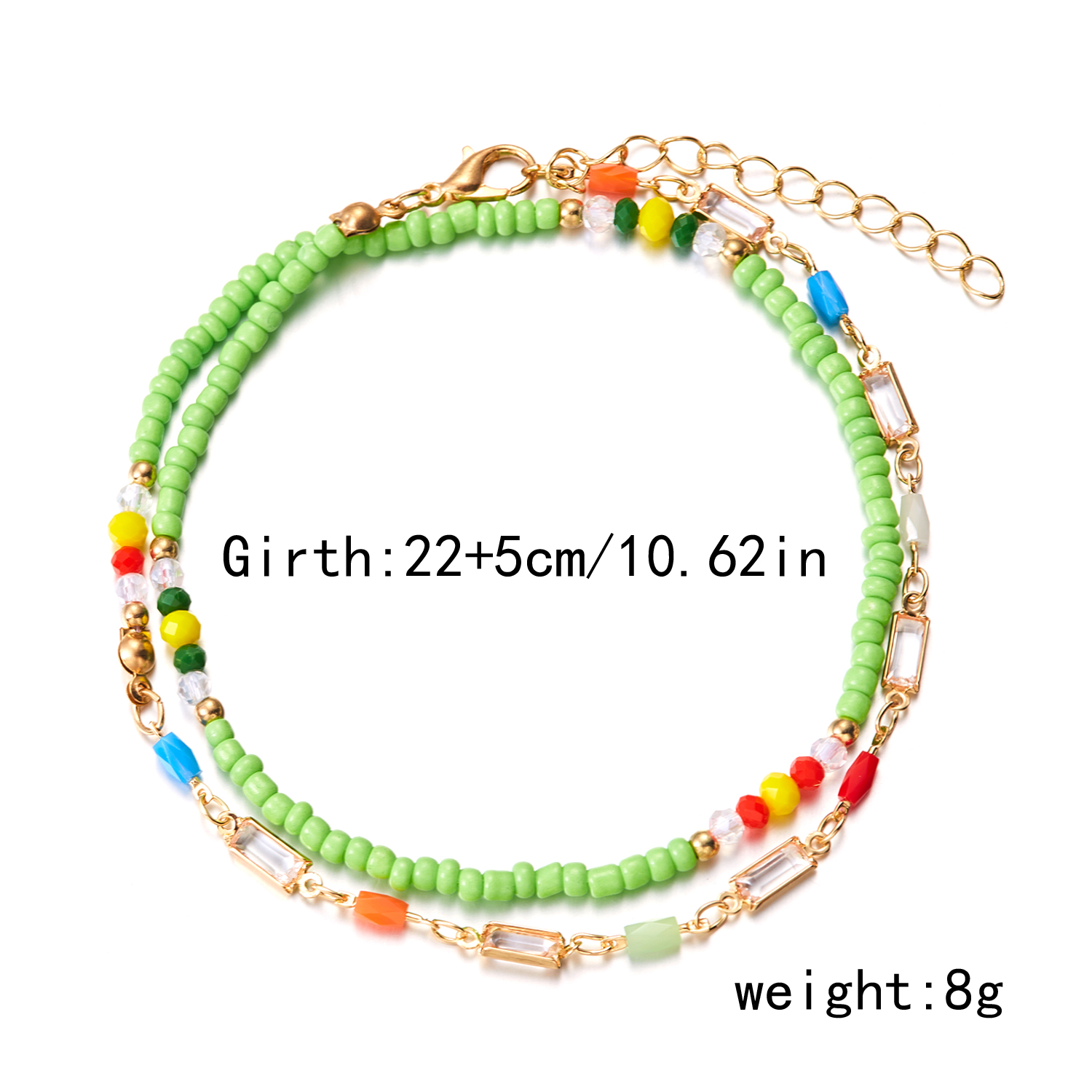 Beach Tropical Daisy Alloy Plastic Wholesale Anklet display picture 6