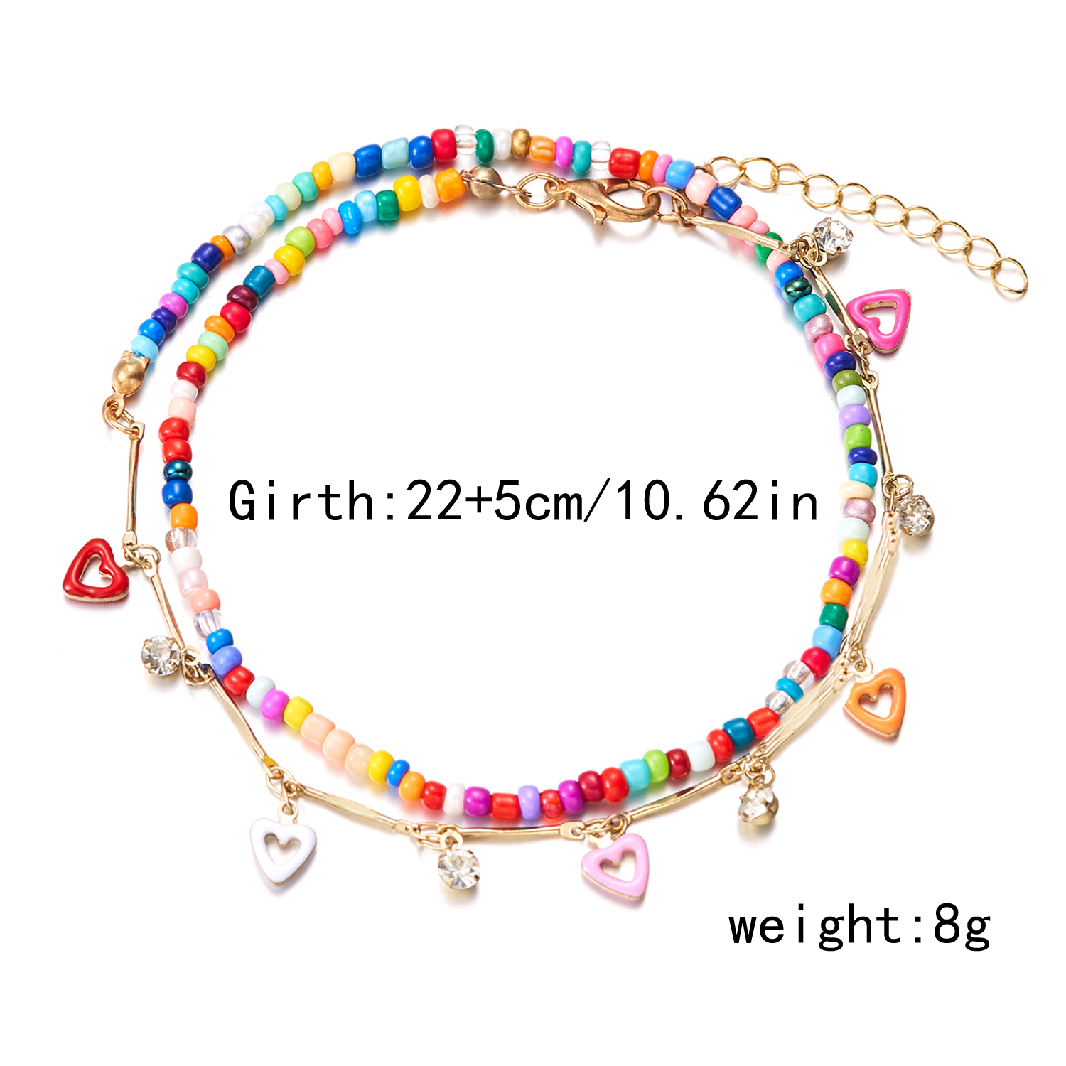 Beach Tropical Daisy Alloy Plastic Wholesale Anklet display picture 11