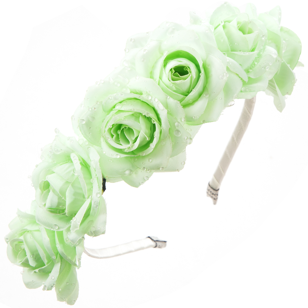 Women's Elegant Vacation Classic Style Flower Alloy Cloth Hair Band display picture 5