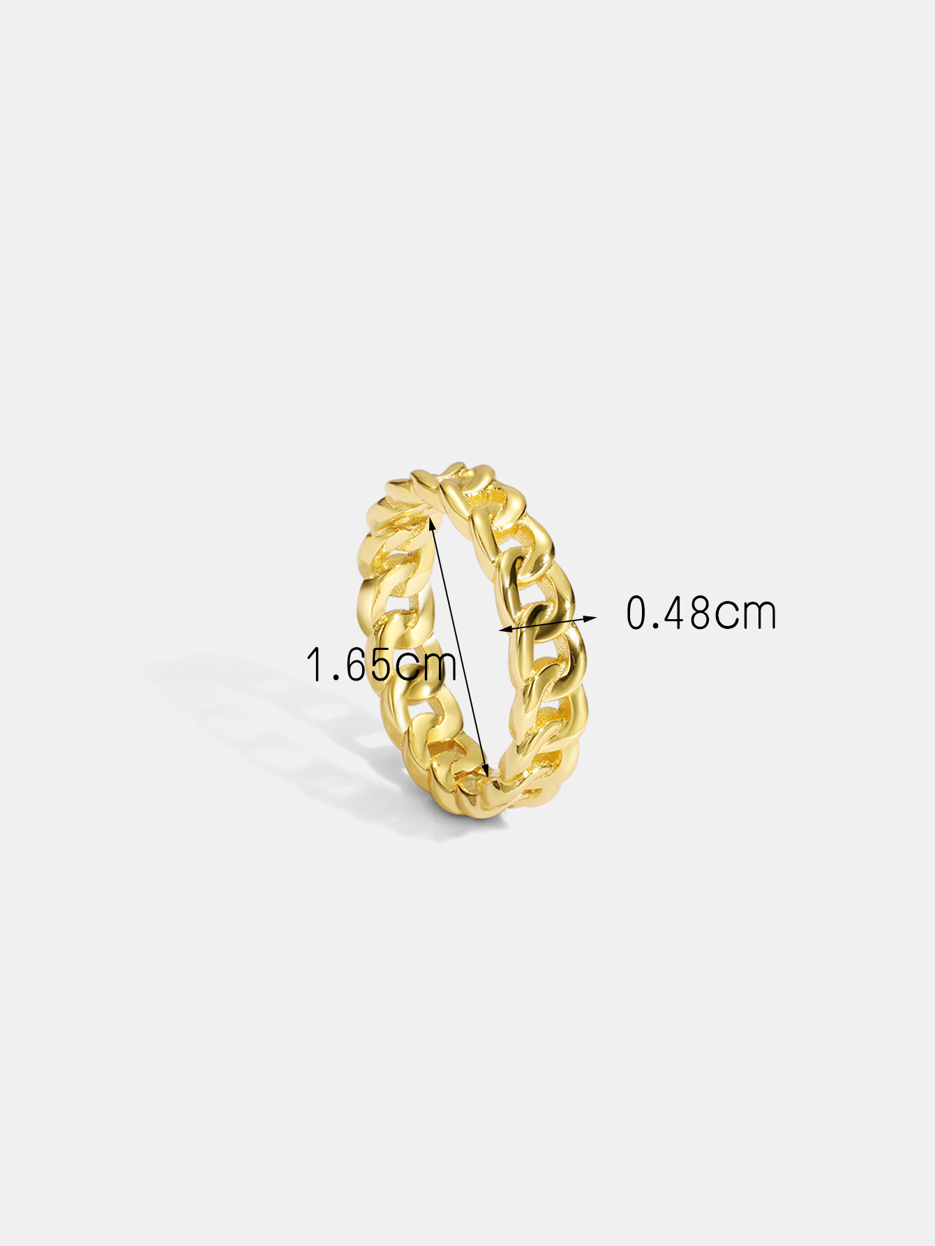 Copper 18K Gold Plated Simple Style Classic Style Plating Inlay Solid Color Zircon Rings display picture 5