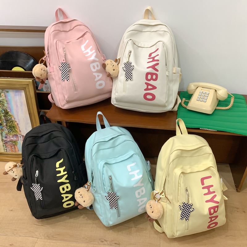 One Size Waterproof 22 Inches Letter Holiday Daily Women's Backpack display picture 14