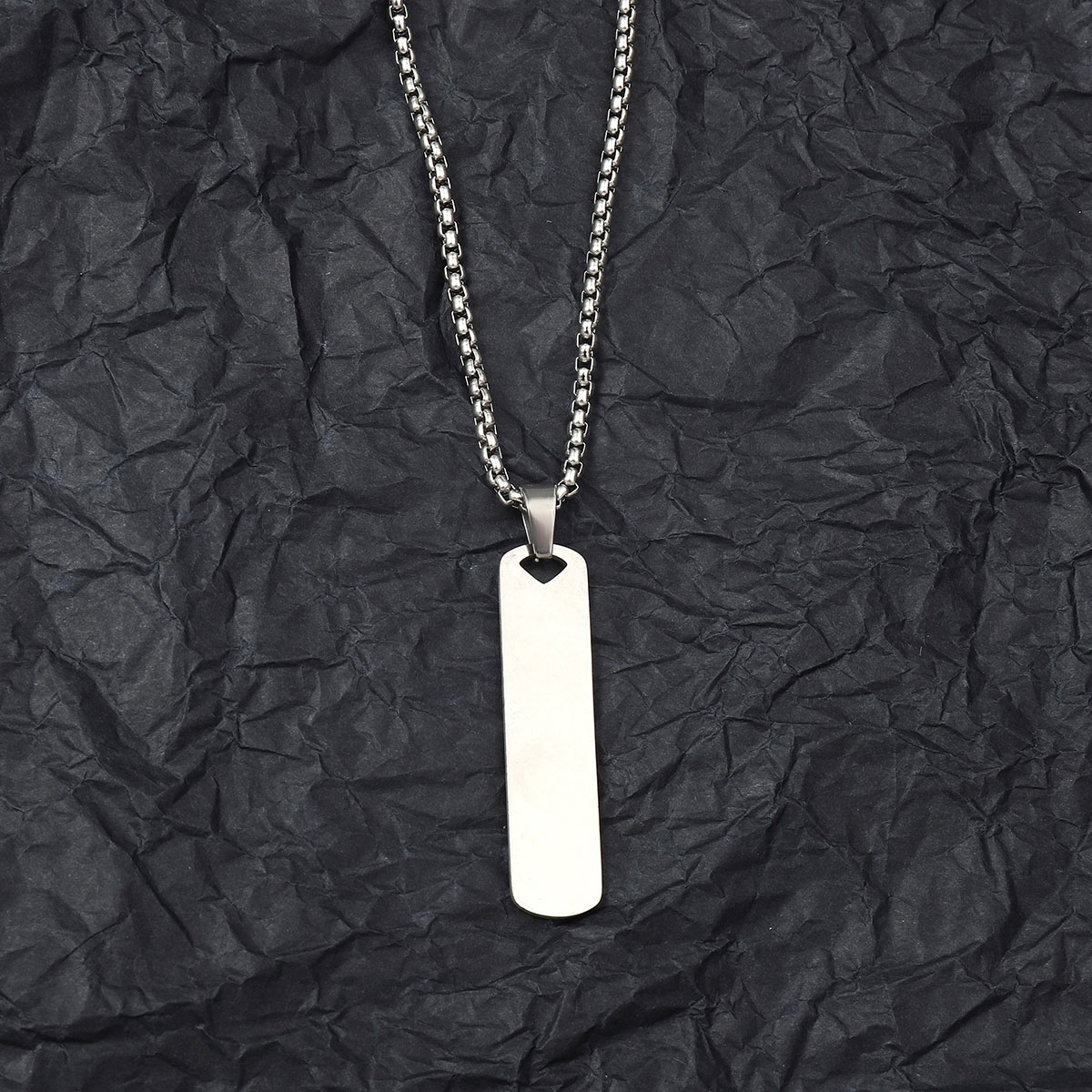 201 Stainless Steel Hip-Hop Hollow Out Human Cross Tree Pendant Necklace display picture 8