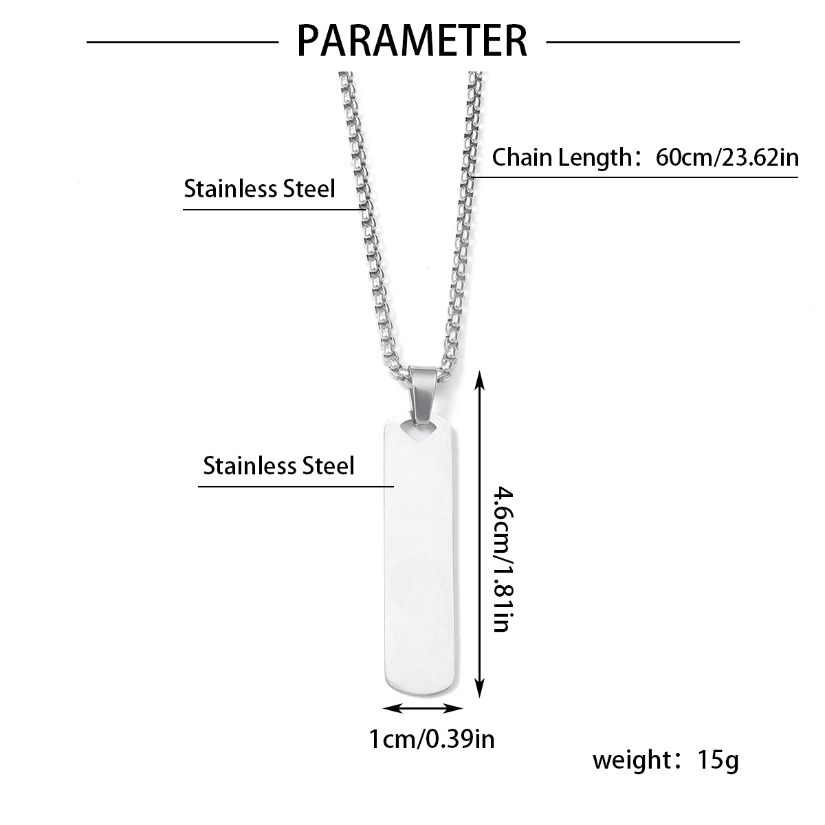 201 Stainless Steel Hip-Hop Hollow Out Human Cross Tree Pendant Necklace display picture 17