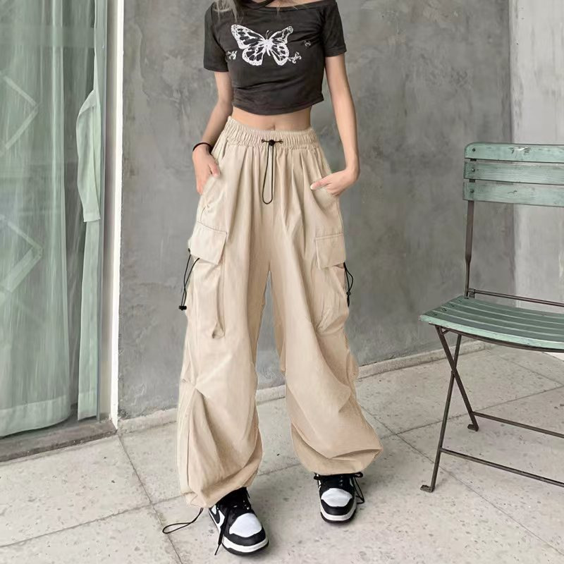 Women's Daily Street Casual Solid Color Full Length Cargo Pants display picture 2
