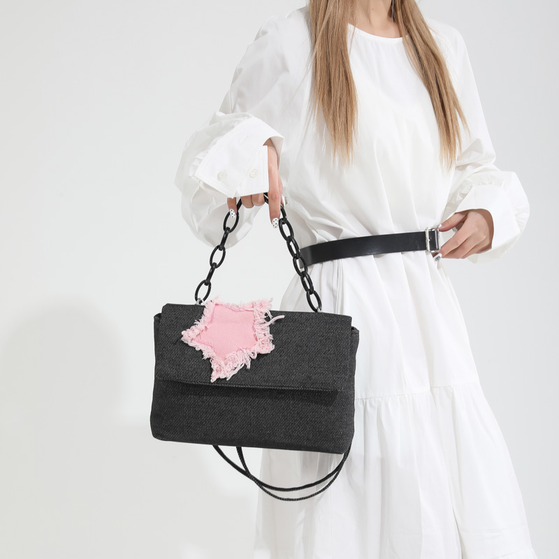Women's Streetwear Star Denim Shopping Bags display picture 4