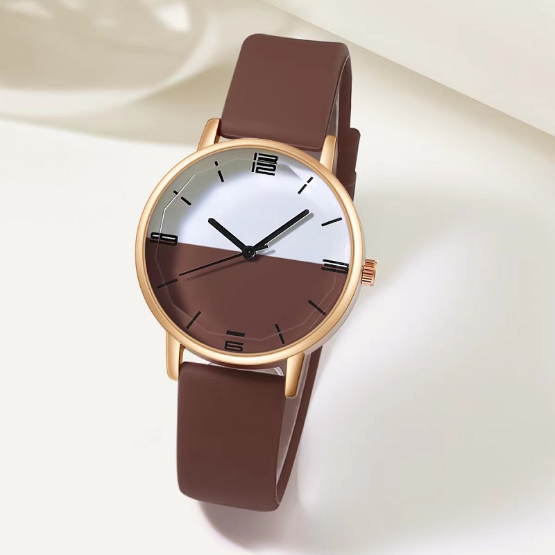 Cute Japanese Style Sweet Color Block Buckle Quartz Women's Watches display picture 2