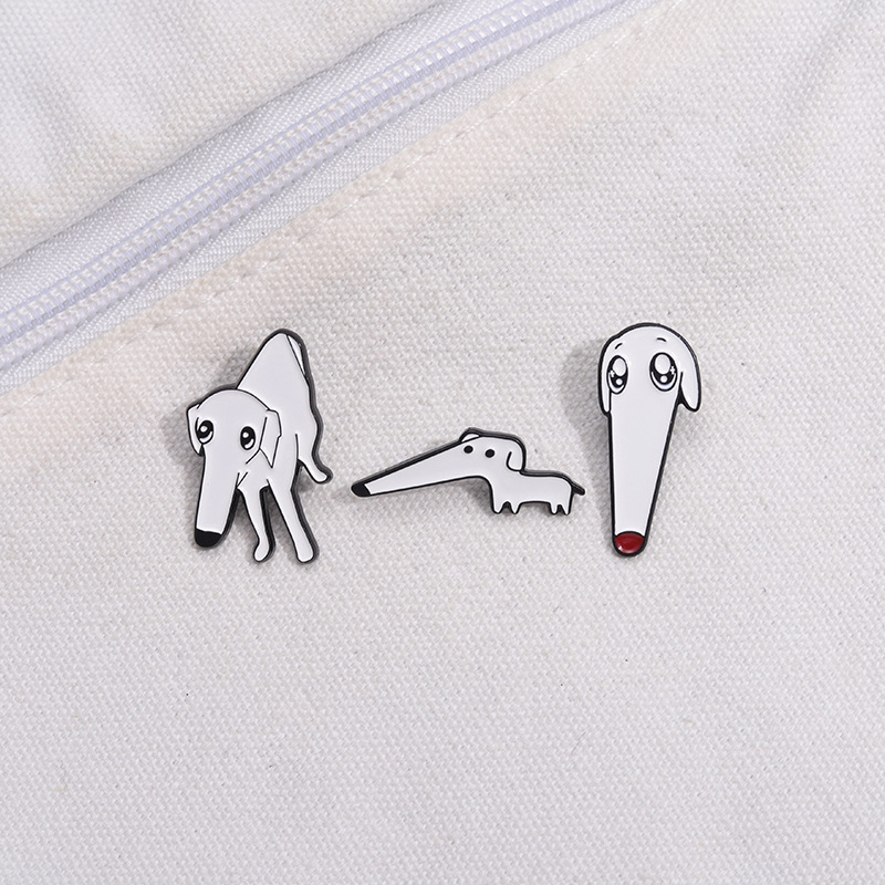 Cartoon Style Cute Cowboy Style Dog Alloy Stamping Stoving Varnish Plating Unisex Brooches display picture 6