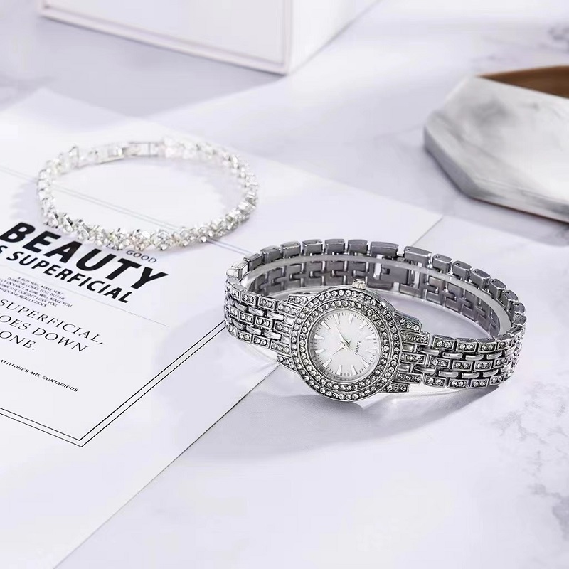 Elegant Luxurious Color Block Folding Buckle Quartz Women's Watches display picture 1