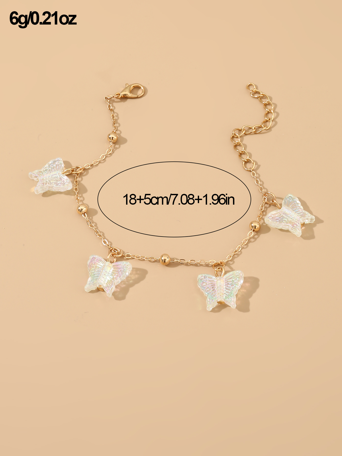 Casual Beach Simple Style Heart Shape Butterfly Shell Alloy Chain Hollow Out Women's Bracelets display picture 29