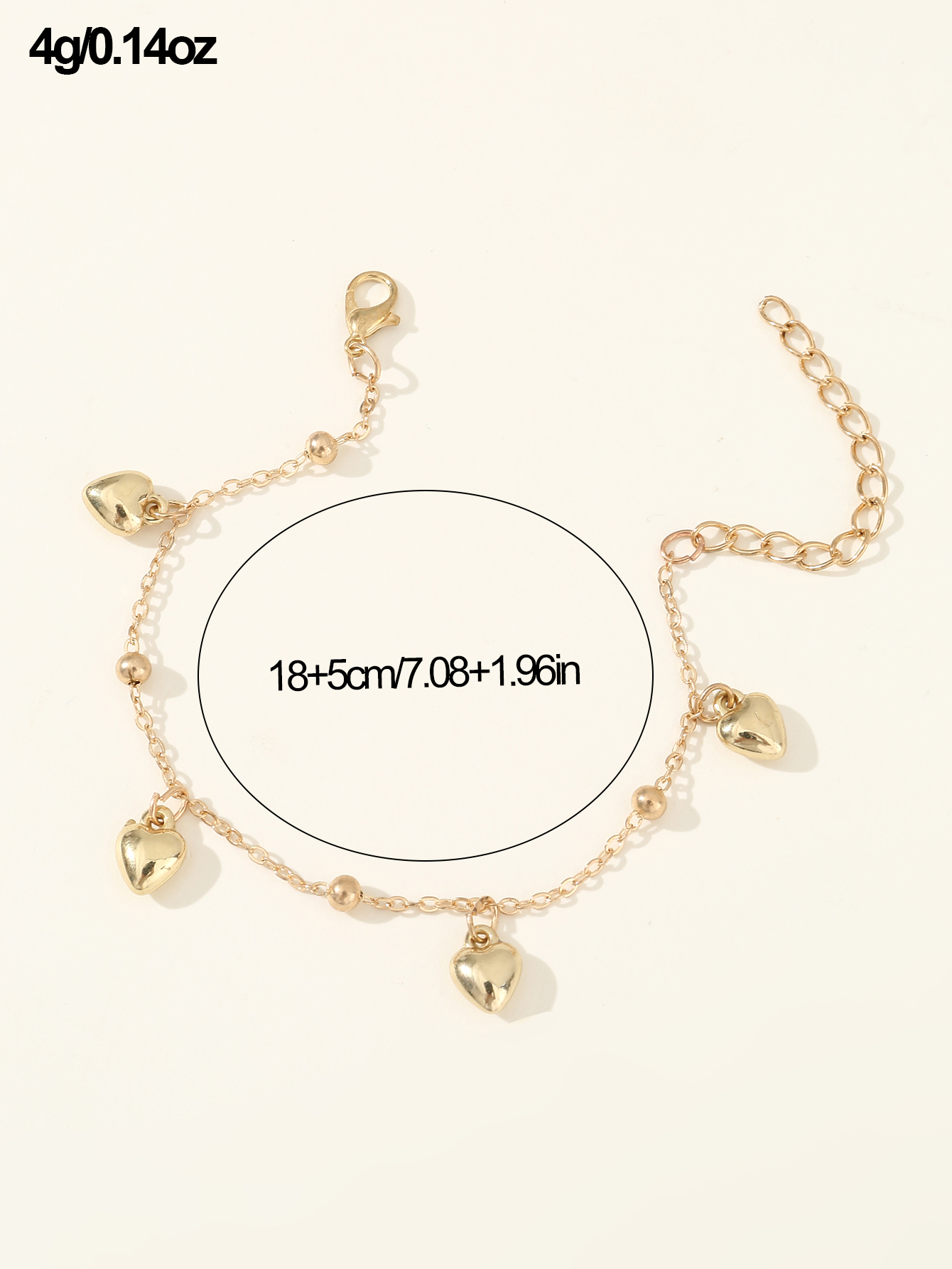 Casual Beach Simple Style Heart Shape Butterfly Shell Alloy Chain Hollow Out Women's Bracelets display picture 14