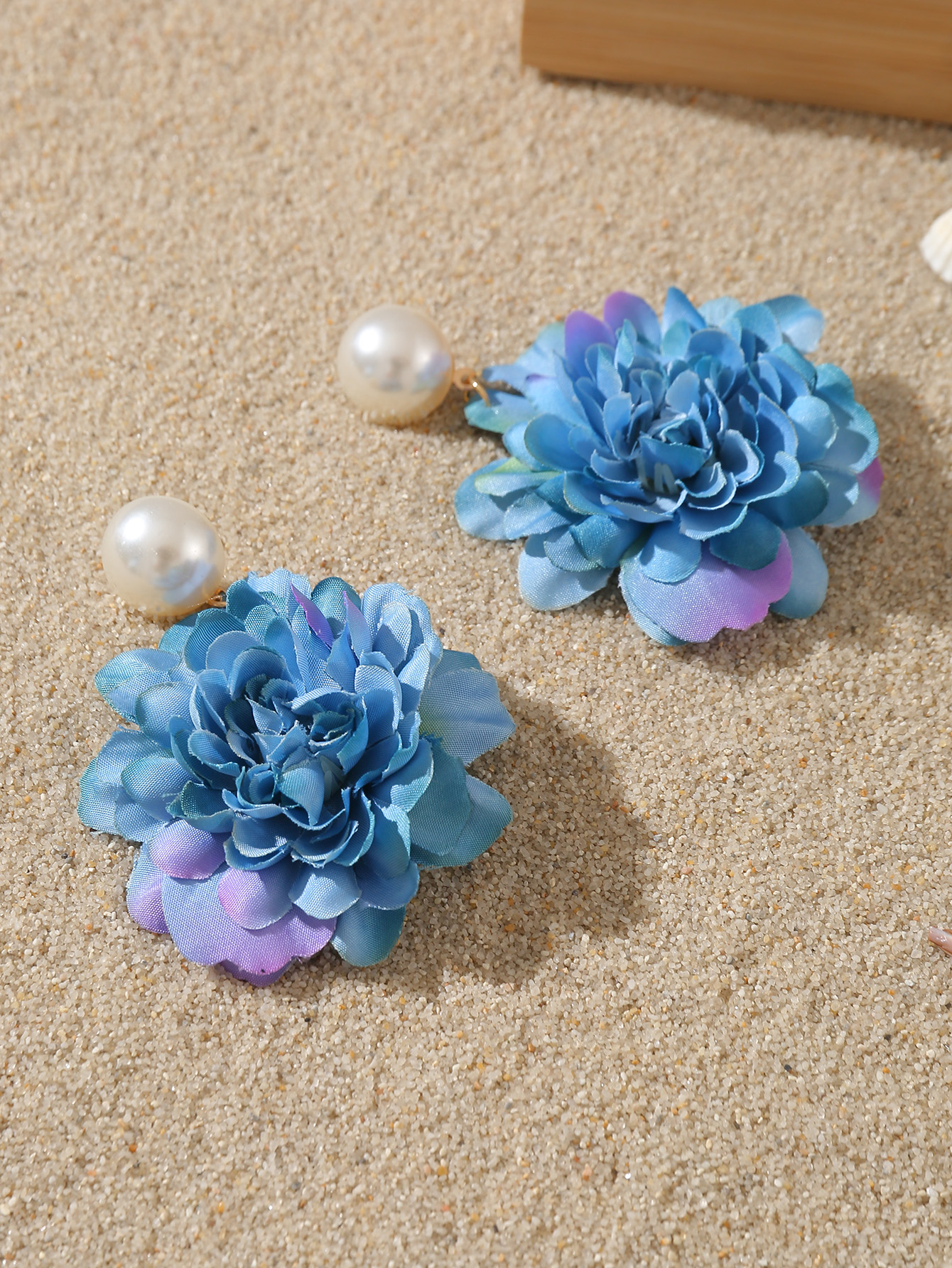 1 Pair Cute Sweet Flower Cloth Drop Earrings display picture 18