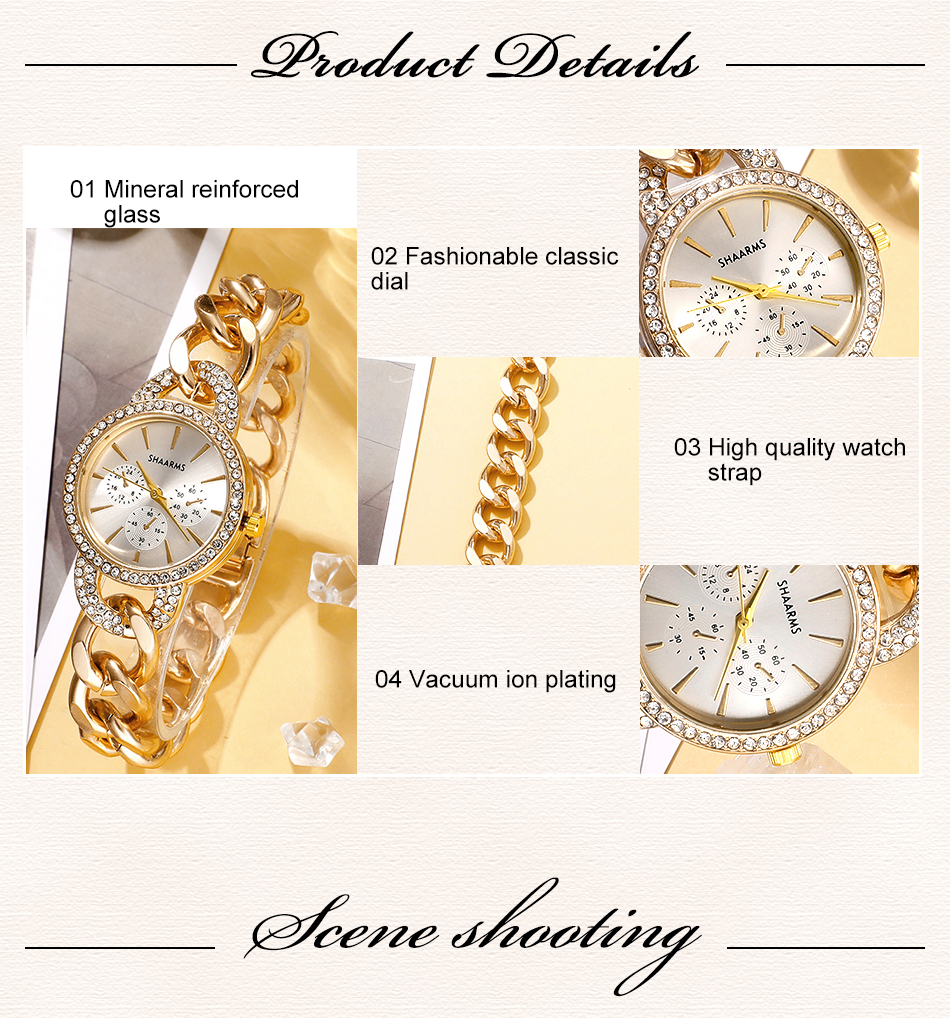 Casual Elegant Business Geometric Hook Quartz Women's Watches display picture 9