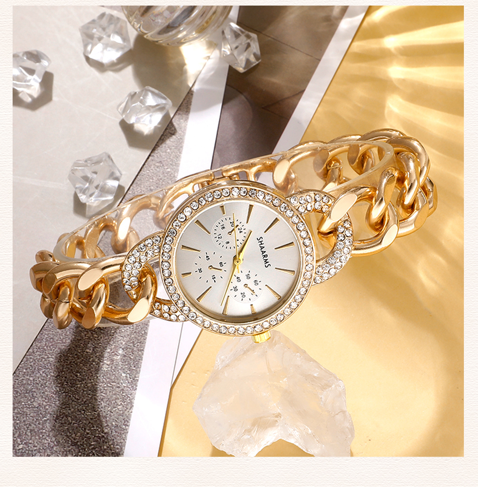 Casual Elegant Business Geometric Hook Quartz Women's Watches display picture 7