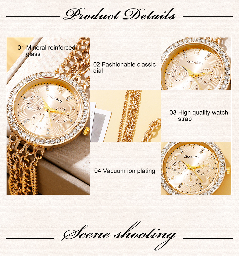 Casual Elegant Business Geometric Hook Quartz Women's Watches display picture 48