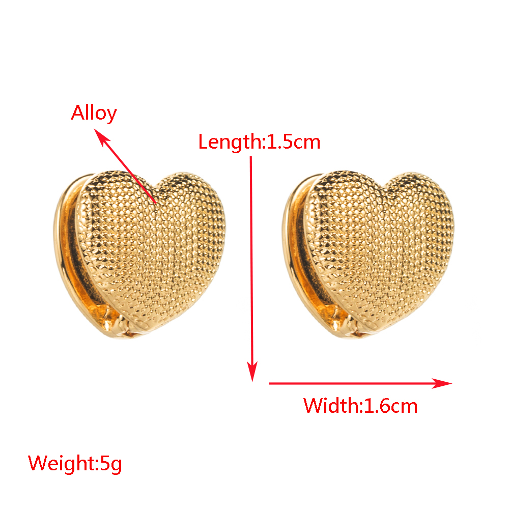 1 Pair Casual Vacation Classic Style Solid Color Plating Alloy 14K Gold Plated Earrings display picture 5