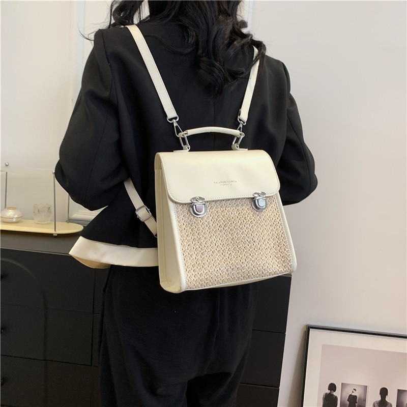 One Size Waterproof Color Block Travel Street Women's Backpack display picture 15