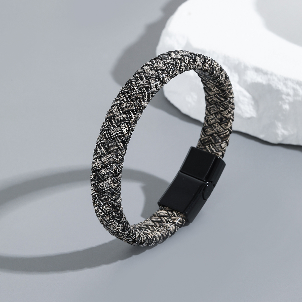 Style Simple Géométrique Faux Cuir Hommes Bracelets display picture 6