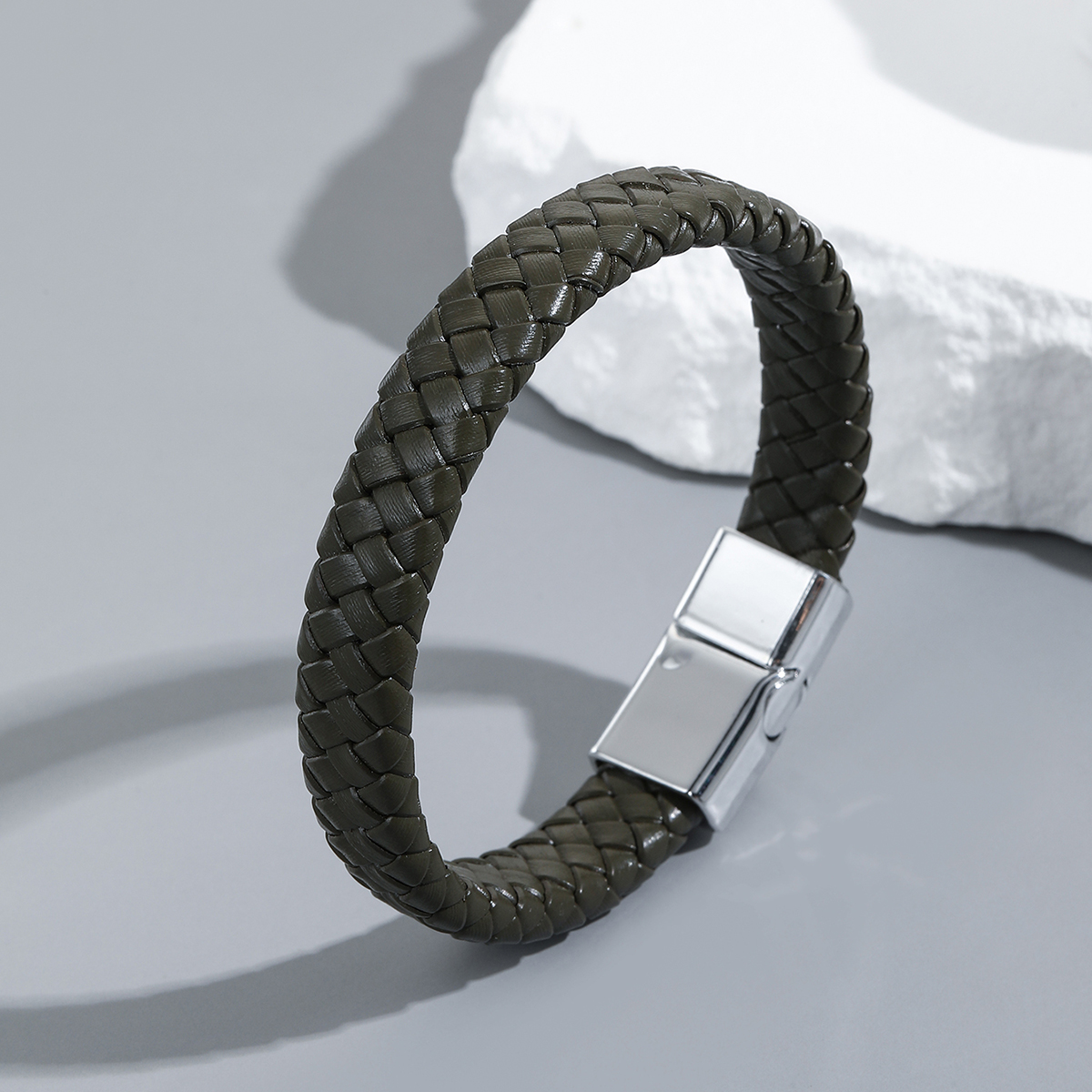 Einfacher Stil Geometrisch Pu-Leder Männer Armbänder display picture 8