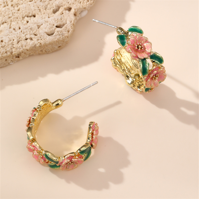 1 Pair IG Style Elegant Sweet Irregular Heart Shape Flower Inlay Sterling Silver Artificial Pearls Drop Earrings Ear Studs display picture 18