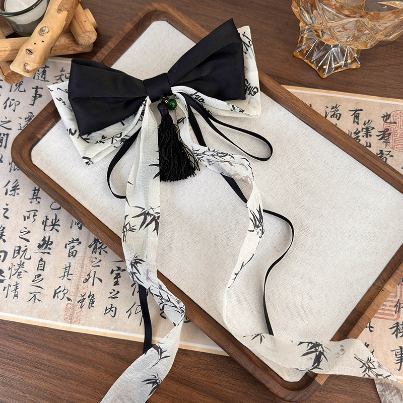 Women's Chinoiserie Romantic Artistic Bow Knot Cloth Hair Clip Hair Claws display picture 4