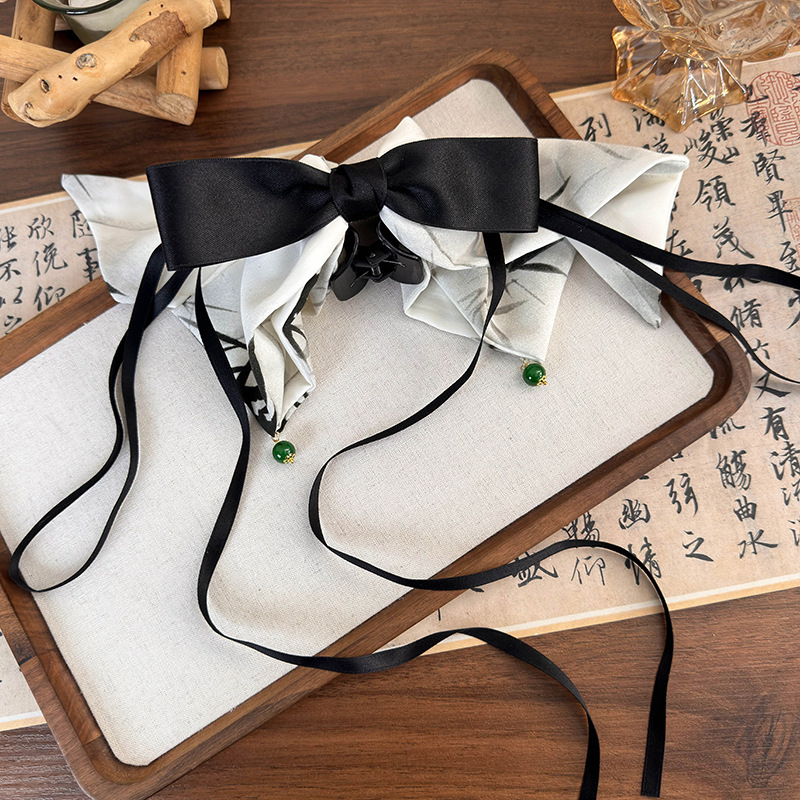 Women's Chinoiserie Romantic Artistic Bow Knot Cloth Hair Clip Hair Claws display picture 5