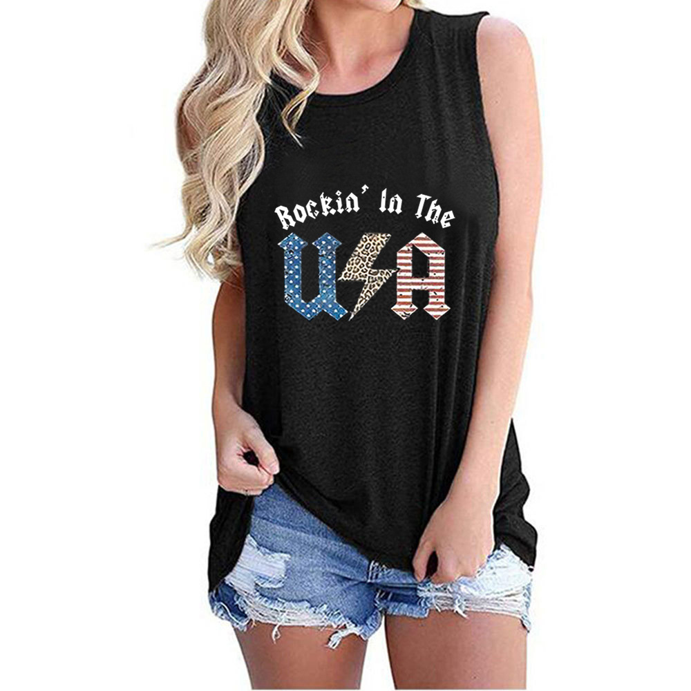 Women's Racerback Tank Tops Tank Tops Casual Letter display picture 1