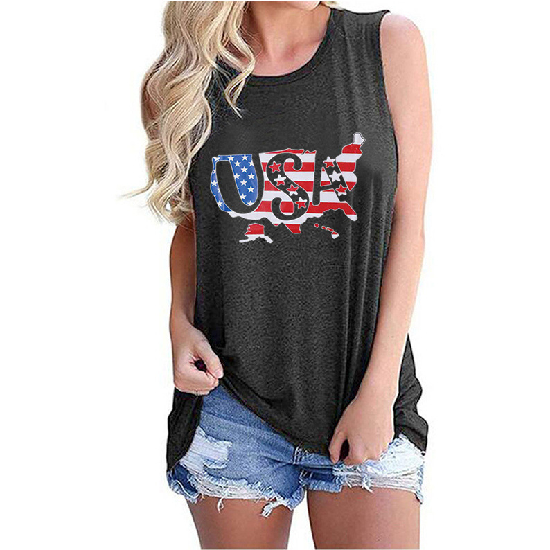 Women's Racerback Tank Tops Tank Tops Casual Letter display picture 2