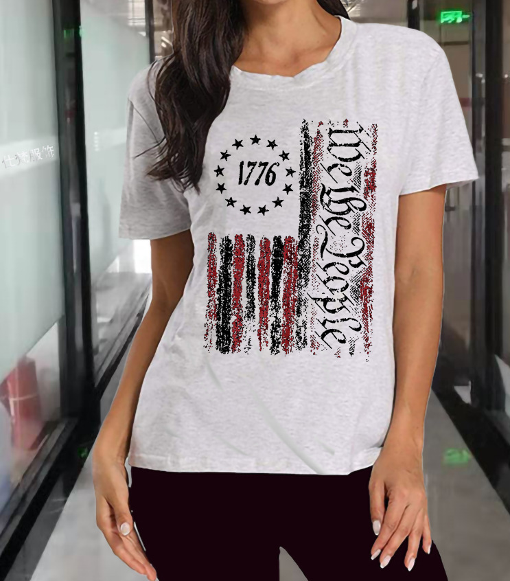 Women's T-shirt Short Sleeve T-Shirts Printing Simple Style Letter display picture 4