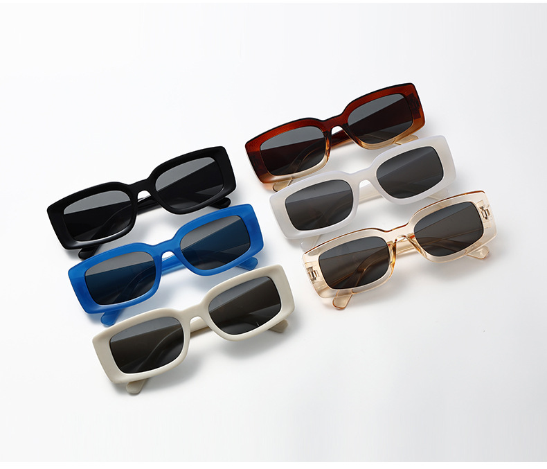 Simple Style Streetwear Solid Color Pc Square Full Frame Women's Sunglasses display picture 1