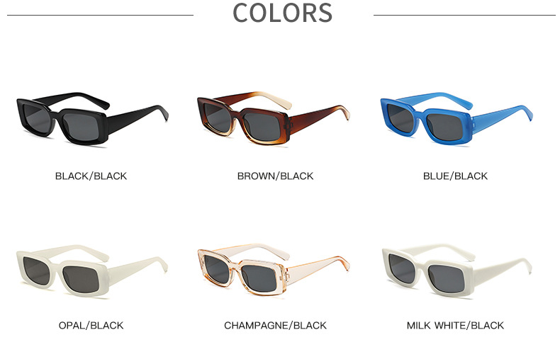 Simple Style Streetwear Solid Color Pc Square Full Frame Women's Sunglasses display picture 4